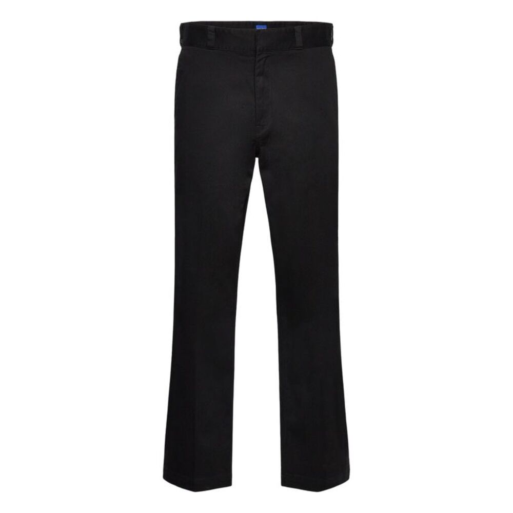 Hugo Mens Cotton Blend Suit Trousers / Black
